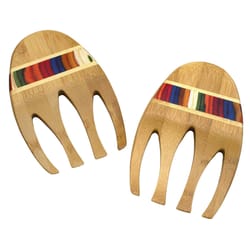Totally Bamboo Baltique Marrakesh Multicolored Bamboo Salad Hands