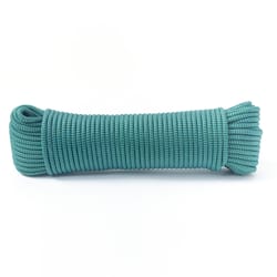 Ace 3/16 in. D X 100 in. L Green Diamond Braided Poly Rope
