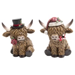 Gerson Assorted Holiday Cows Table Decor