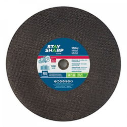 Stay Sharp 14 in. D X 20 mm Professional Grinding Wheel