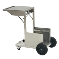 Bayou Classic Grill Cart Stainless Steel 28.5 in. H X 18.5 in. W X 33.75 in. L
