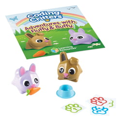 Learning Resources Coding Critters Pair-a-Pets Adventures with Fluffy & Buffy Multicolored 5 pc