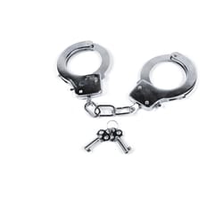 Sunny Days Maxx Action Handcuffs with Key Silver