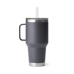 YETI Rambler 35 oz Charcoal BPA Free Straw Mug