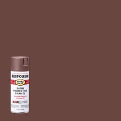 Rust-Oleum Stops Rust Satin Chestnut Brown Spray Paint 12 oz