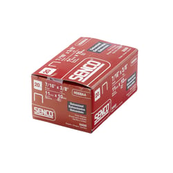 Senco 7/16 in. W X 3/8 in. L 20 Ga. Narrow Crown Fine Wire Staples 5000 pk