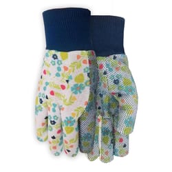 MidWest Quality Gloves L Jersey/Plastic Dotted Grip Assorted Gardening Gloves