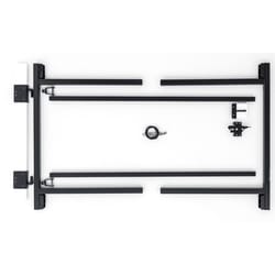 Adjust-A-Gate 1.25 in. L Black Steel Adjustable Gate Kit