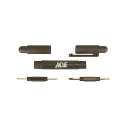 Ace Phillips/Slotted 4-in-1 Pocket Screwdriver 6 in.