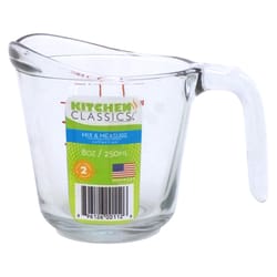 Kitchen Classics 1 cups Glass Clear Measuring Cup