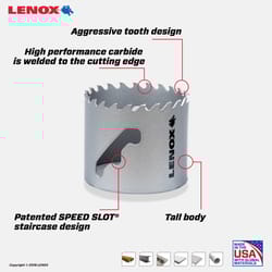 Lenox Speed Slot 2-1/8 in. Carbide Tipped Hole Saw