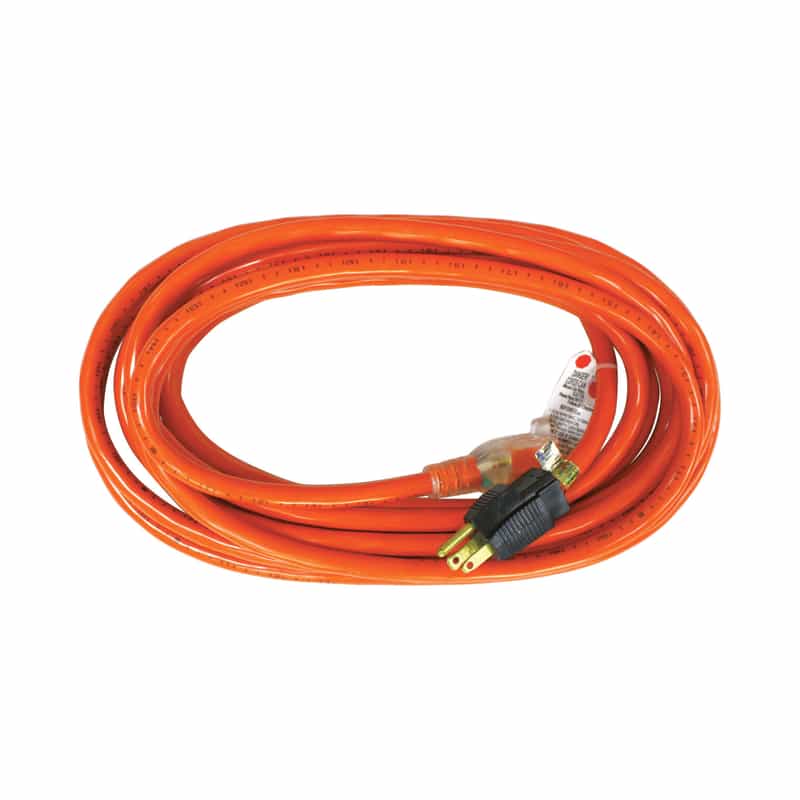 Ace Indoor and Outdoor 50 ft. L Orange Extension Cord 14/3 SJTW Ace