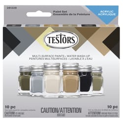 Testors Camoulfage Flat Assorted Paint Kit 6.4 oz