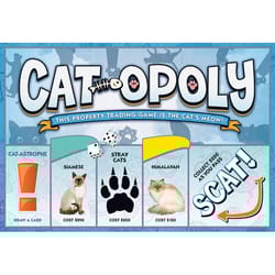 Late for the Sky Cat Opoly (New Design) Board Game Multicolored