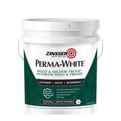 Zinsser Perma-White Eggshell White Water-Based Mold and Mildew-Proof Paint Interior 5 gal