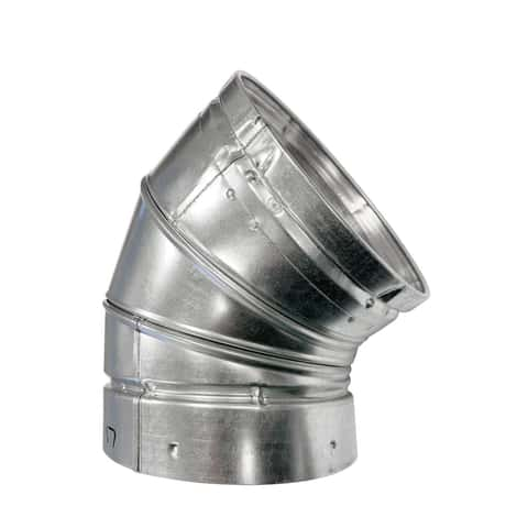 Selkirk 4 in. D X 9.56 in. L Aluminum/Galvanized Steel Stove Pipe Elbow -  Ace Hardware