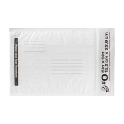 Duck 6 in. W X 9 in. L No. 0 White Padded Envelope 1 pk