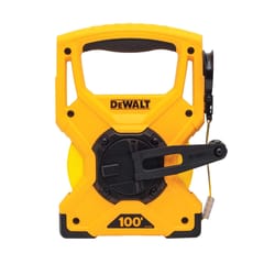 DeWalt 100 ft. L X 1/2 in. W Fiberglass Long Tape Measure 1 pk