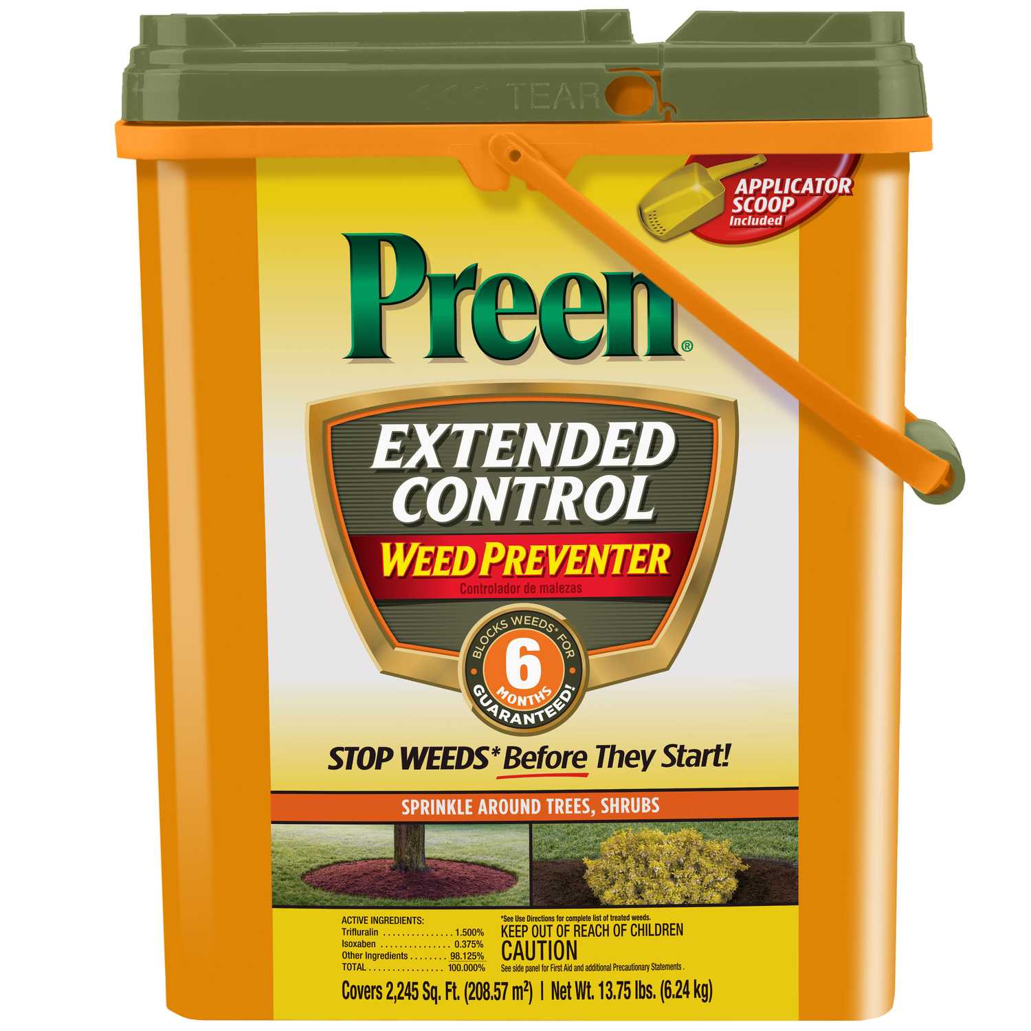 Preen Extended Control Granules Weed Preventer 13.75 lb ...