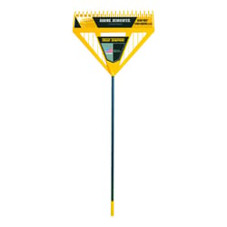 True Temper 71 in. 39 Tine Poly Leaf Rake Steel Handle