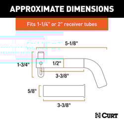 CURT Hitch Pin and Adapter