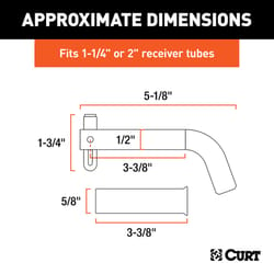 CURT Hitch Pin and Adapter