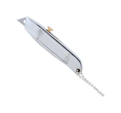 Home Plus Aluminum Silver Box Cutter Key Chain