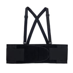 Bucket Boss 38 in. 47 in. Elastic Back Support Belt Black L 1 pc