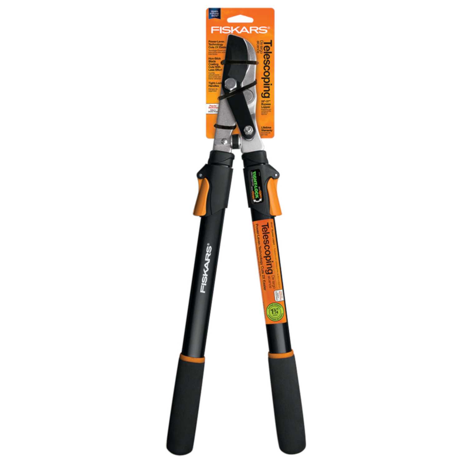 Fiskars PowerLever 2537 in. Steel Lopper Pruners Ace Hardware