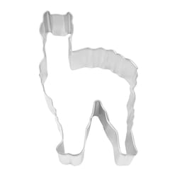 R&M International Corp International Corp 3 in. W X 4 in. L Llama Cookie Cutter Silver 1 pc