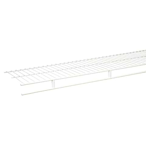 Rubbermaid Direct Mount Closet Shelf Liner for Closet Storage, White, 10' x  12 