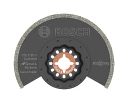 Bosch StarLock 3-1/2 in. X 3 in. L Diamond Coated Grit Segment Blade 1 pk