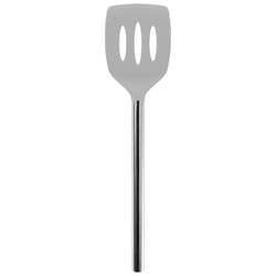 Tovolo Oyster Gray Silicone/Stainless Steel Slotted Turner