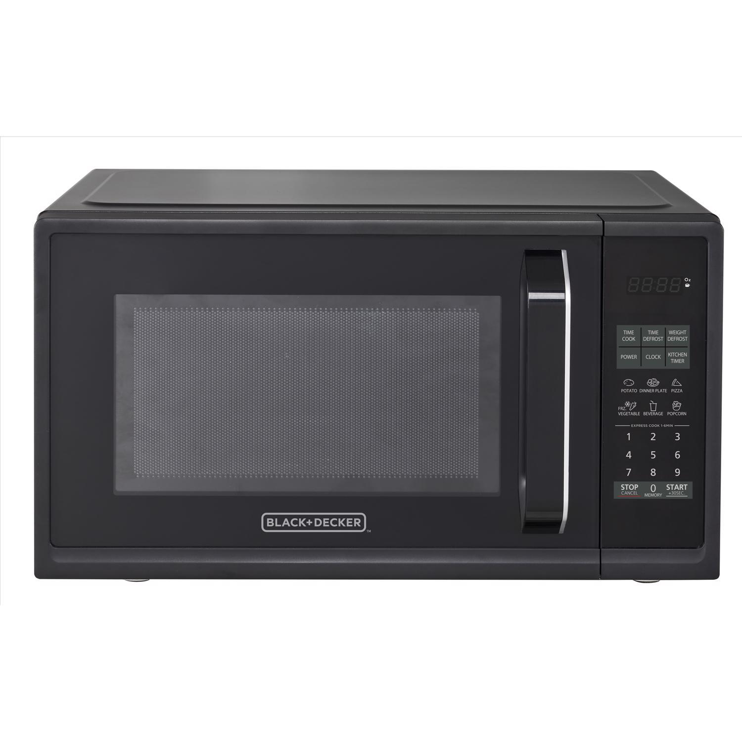 Black + Decker 0.9 cu ft Black Microwave 900 W Sansujyuku sansujyuku.com