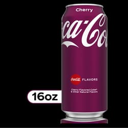 Coca-Cola Cherry Caffeine Beverage 16 oz 1 pk