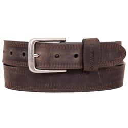 Wolverine Leather Rugged Belt 1.38 in. W Brown