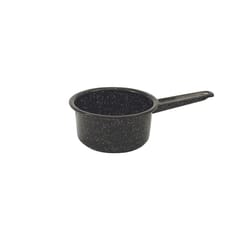 Granite Ware Porcelain Enamel Saucepan 1 qt Black