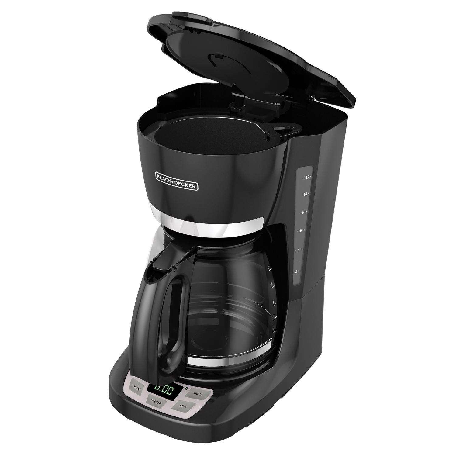Black & Decker 12 Cup Programmable Gray Coffee Maker - Power