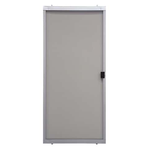 Precision 80-3/4 in. H X 48 in. W Breezeway White Steel Adjustable Sliding Screen Door Precision 80-3/4 in. H X 48 in. W Breezeway White Steel Adjustable Sliding Screen Door