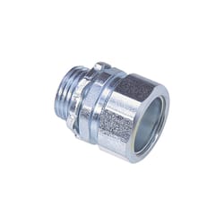 Sigma Engineered Solutions 3/4 in. D Zinc-Plated Steel Compression Connector For Rigid/IMC 1 pk