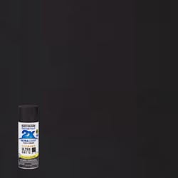 Rust-Oleum Painter's Touch 2X Ultra Cover Ultra Matte Black Paint+Primer Spray Paint 12 oz