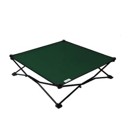 Coolaroo On the Go Green Polyethylene Pet Bed 8 in. H X 30 in. W X 30 in. L