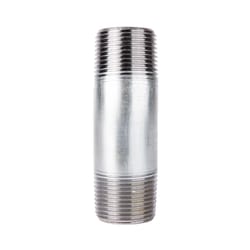 STZ Industries 2-1/2 in. MIP each X 2-1/2 in. D MIP each Galvanized Steel 4 in. L Nipple