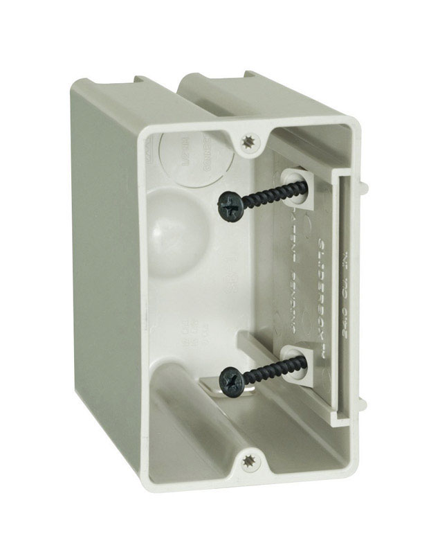 Photos - Electrical Wire & Cable Allied Moulded SliderBox 23 cu in Square Polycarbonate 1 gang Outlet Box B