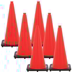 Mr. Chain JBC 28 in. Round Orange Safety Cone 6 pk