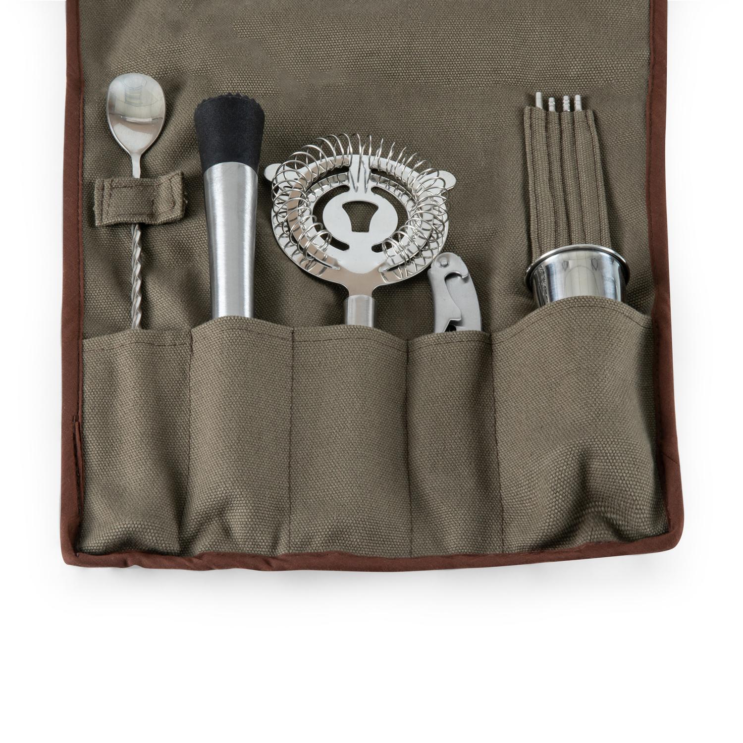 Toscana Gray Canvas Bar Tool Set Sansujyuku sansujyuku.com