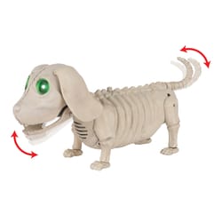 Seasons Green 2 ct 5.75 in. Prelit Animated Wiener Dog Skeleton Halloween Decor