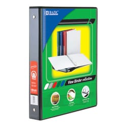 Bazic Products 1 in. W X 10 in. L 3-Ring View Binder