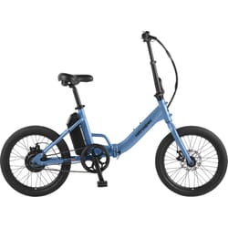 Retrospec Judd Rev Unisex Electric Folding Bicycle Matte Pacific Blue