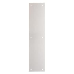 Brinks 15 in. L Satin Aluminum Push Plate